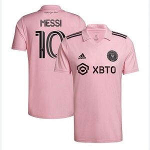 ADIDAS Inter Miami CF 22/23 Lionel Messi 10 Home Pink Replica Jersey Men’s 2XL